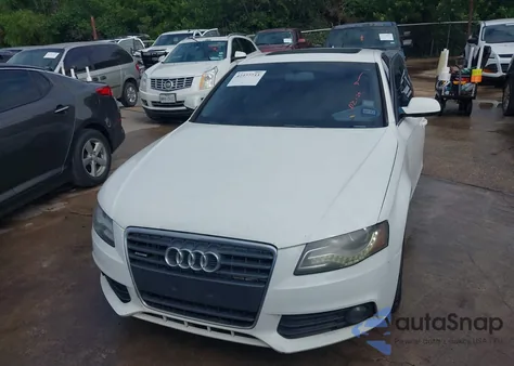 2012 Audi A4 2.0T Premium из США, поврежденный, VIN WAUBFAFL5CN021011